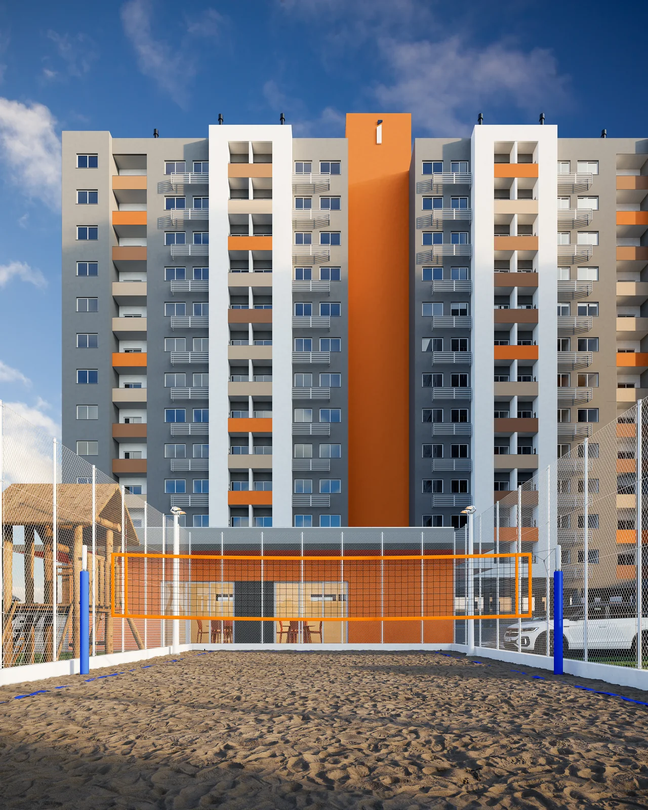 Quadra de areia